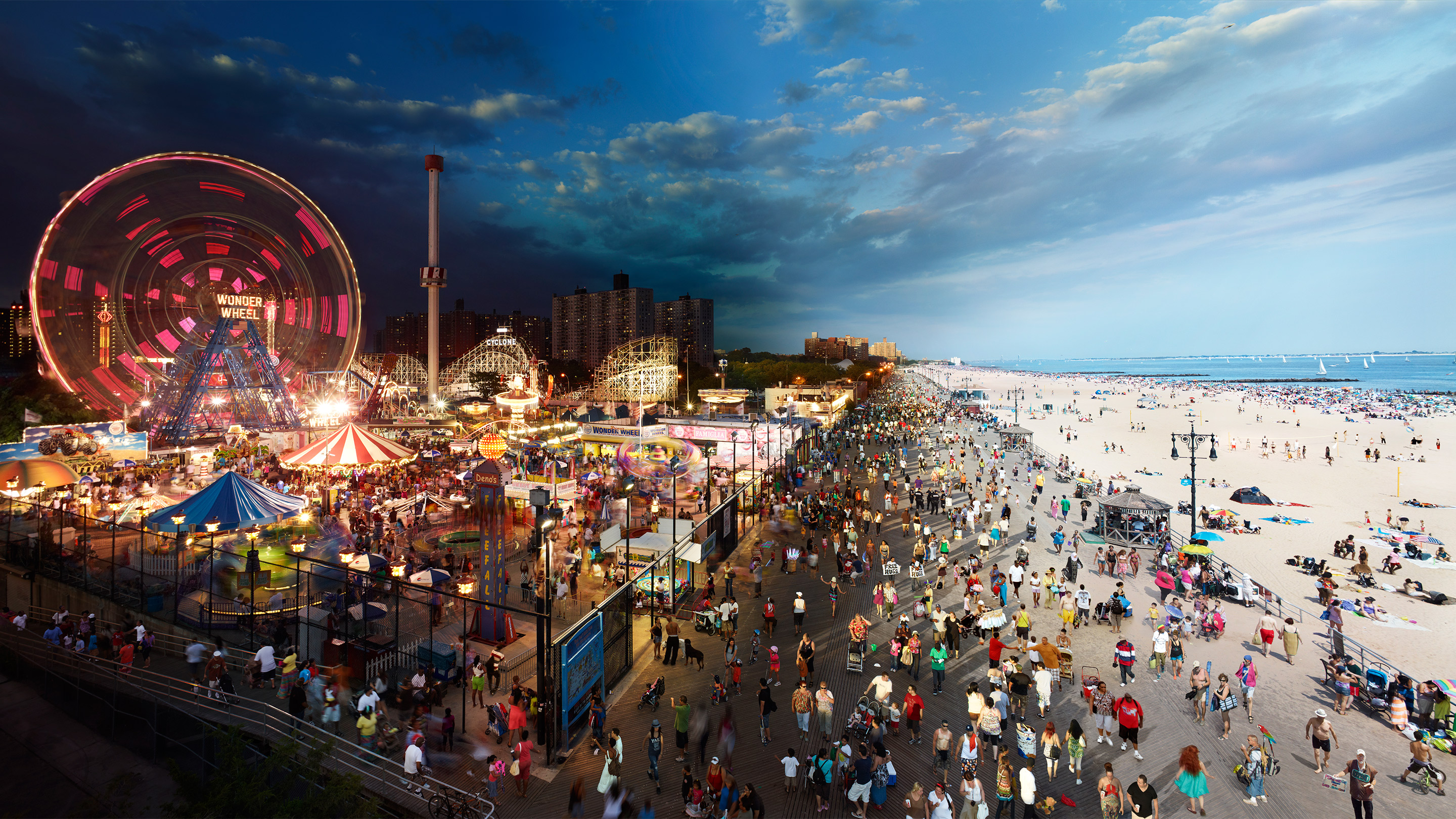 coney island, new york, credit: 08 stephen wilkes