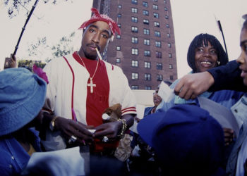 Tupac Shakur, Harlem. Copyright T. Eric Monroe.