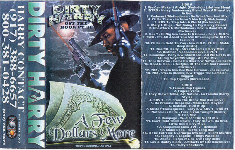 A Few Dollars More, Cassette Mixtape Cover, Scanned from the Amon Focus Mixtape Collection