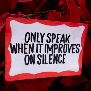 Only Speak When It Improves On Silence