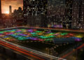 Conceptual Rendering of Field of Light at Freedom Plaza, Courtesy of The Soloviev Foundation