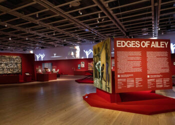 Installation view of Edges of Ailey, Whitney Museum of American Art, New York, Photograph by Audrey Wang