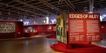 Installation view of Edges of Ailey, Whitney Museum of American Art, New York, Photograph by Audrey Wang