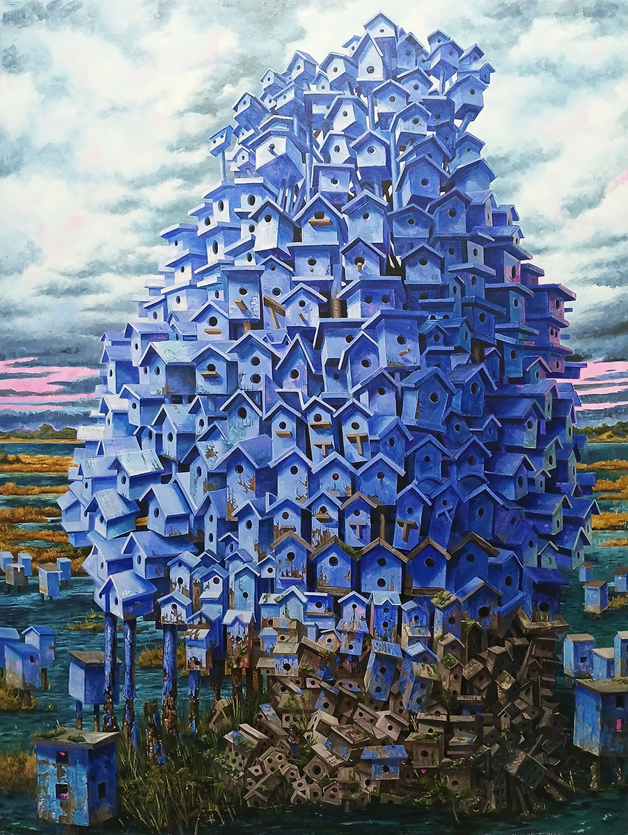 Dovecote48” x 36” oil on canvas 2024