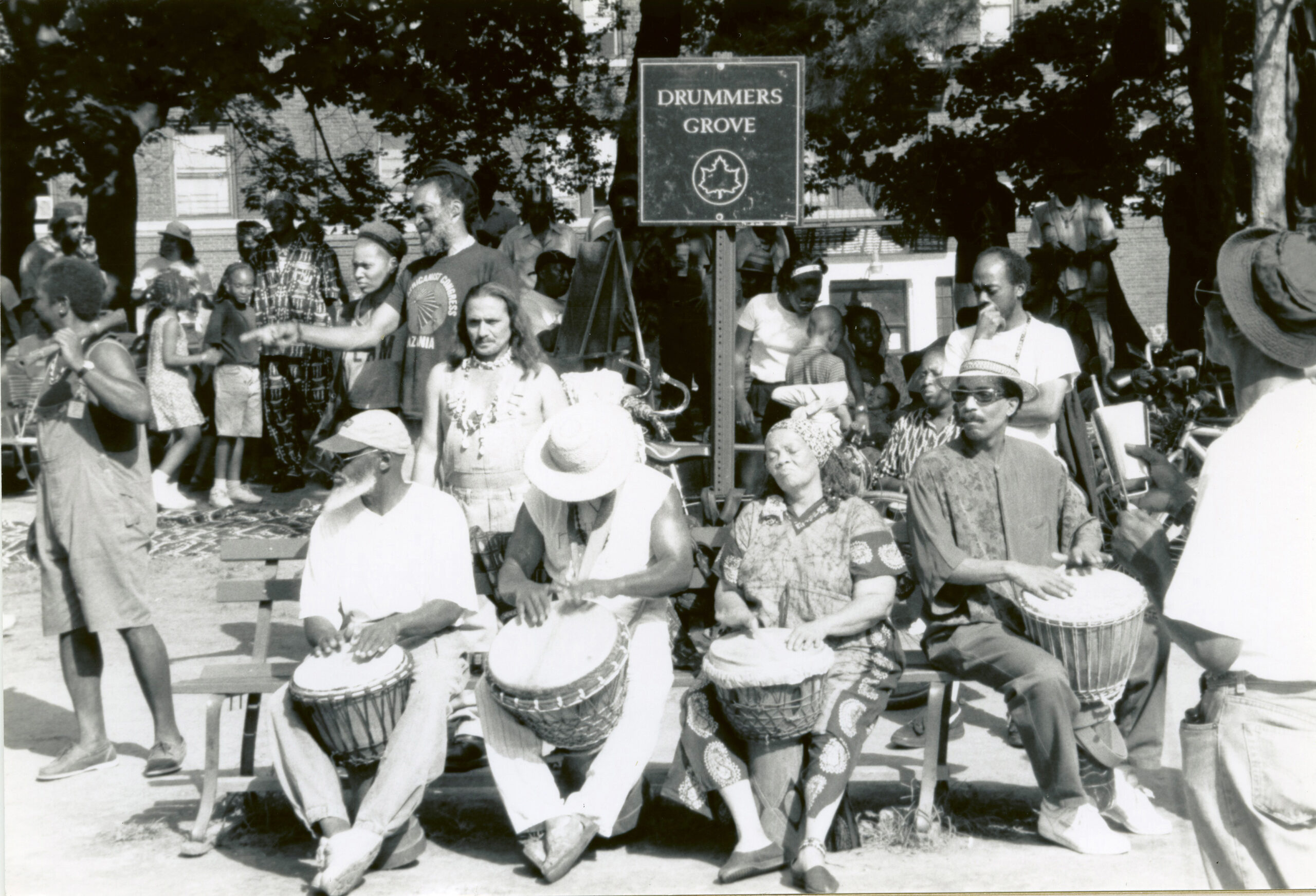 Prospect Park, Drummer’s Grove, 1997
© Jamel Shabazz, 2025