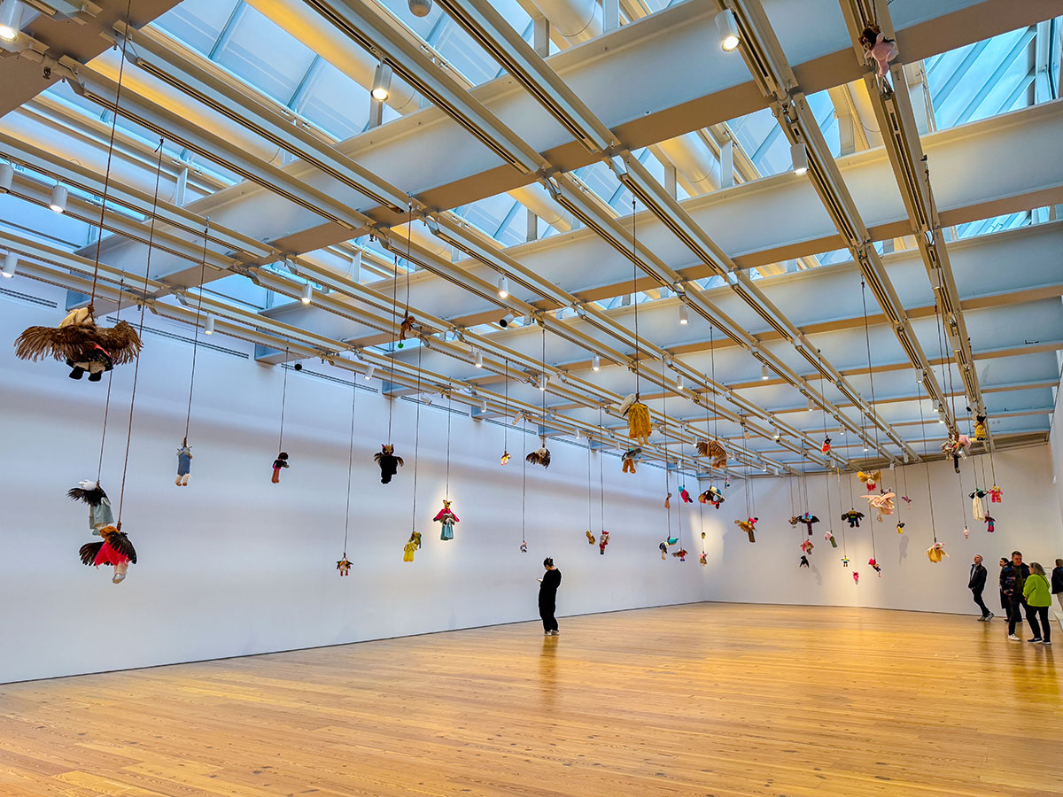 Installation view of Whitney Biennial 2026 (Whitney Museum of
American Art, New York, March 8–August 23, 2026). Precious
Okoyomon, Everything wants to kill you and you should be
afraid, 2026.