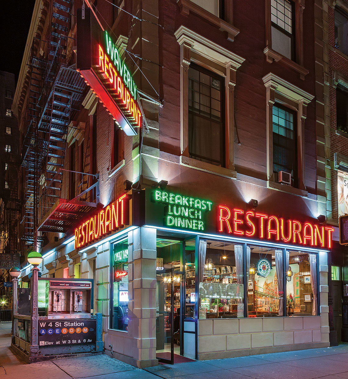 Waverly Diner, 385 Sixth Avenue, West Village © James T. & Karla L. Murray, 2026